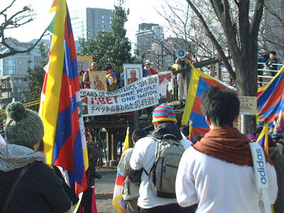 チベットの自由を求めるピースウォーク