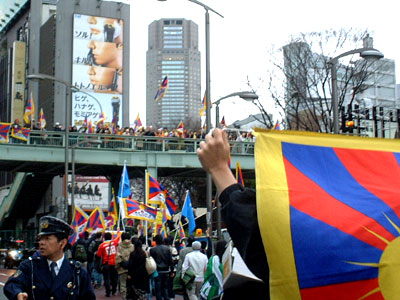 チベット民族蜂起50周年ピースマーチ＠渋谷