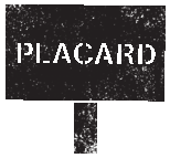 プラカード PLACARD